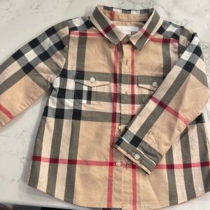 Boys 18m Burberry button down